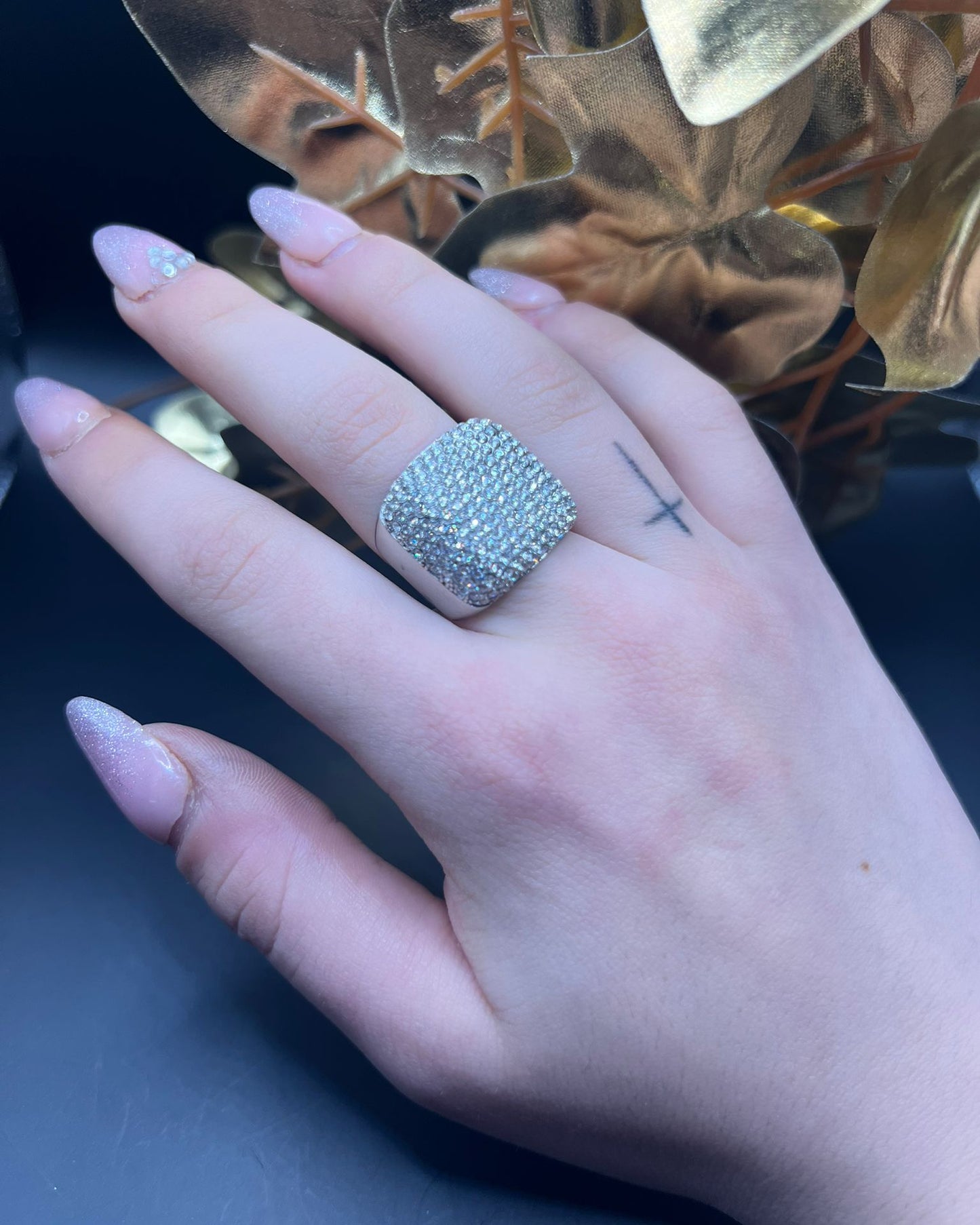 Anello Fascia Quadrato