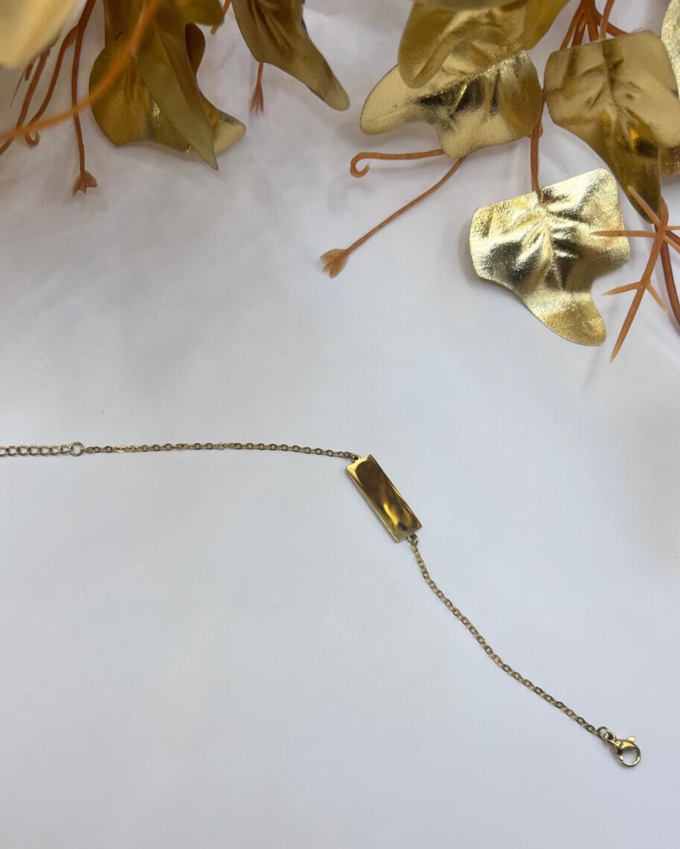 Bracciale Targhetta (Gold)