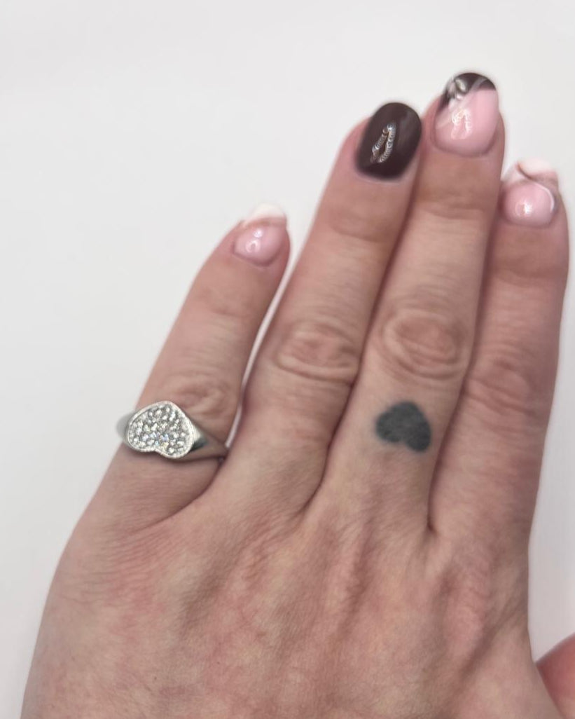 Anello CUORE zirconi CHEVALIER