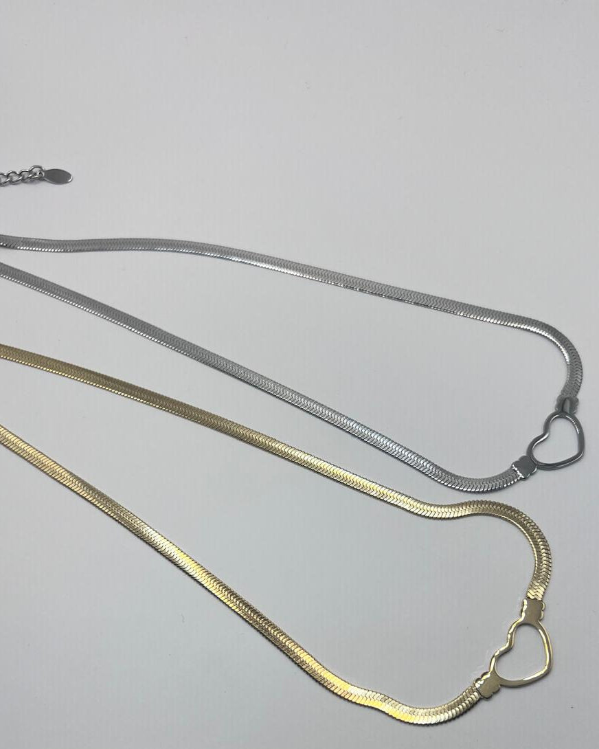 Collana SNAKE CUORE