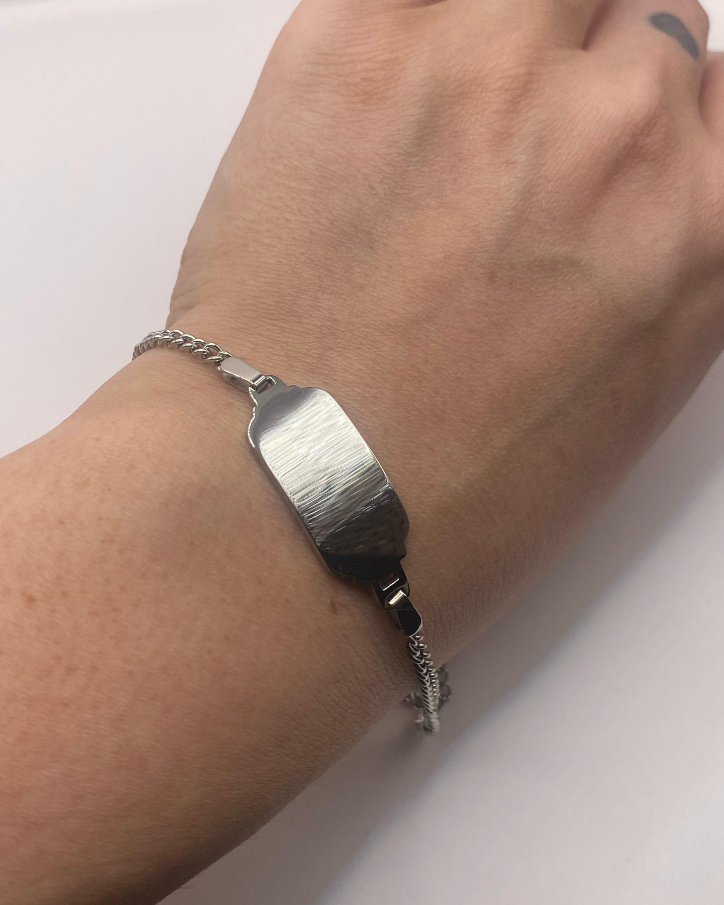 Bracciale Targa Large(silver)