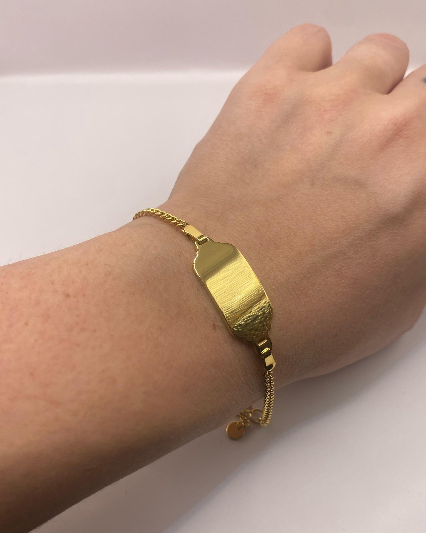 Bracciale Targa Large(gold)