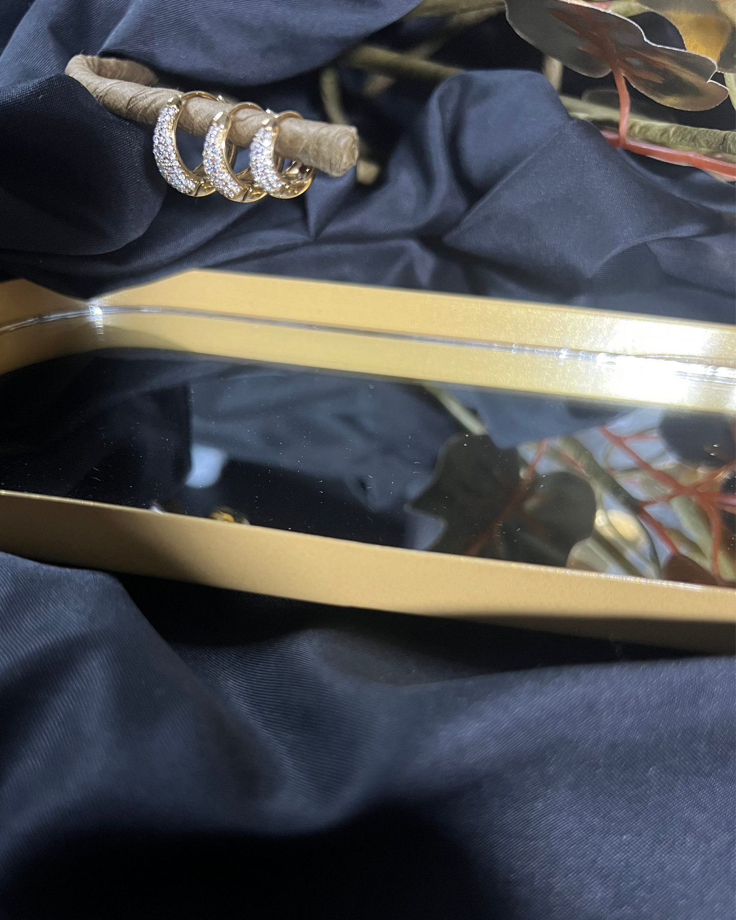 Orecchini Ciottoli Strass
