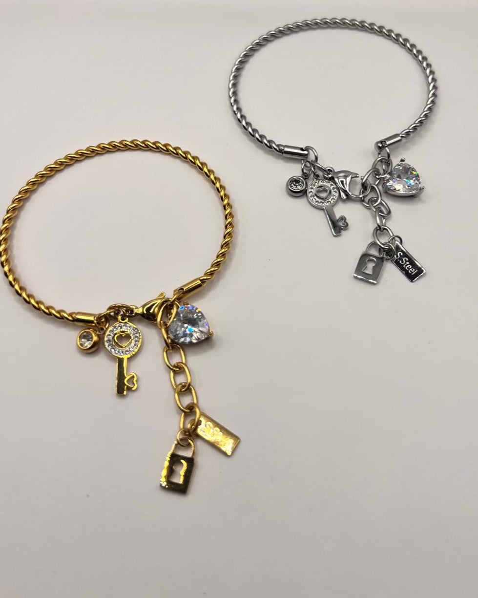 Bracciale Rigido Lucchetto